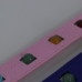 C&H Customized Pet Print Cat Collar Wholesale Colorful Crystal Stone Pu Leather Neck Collar for Dog Walking