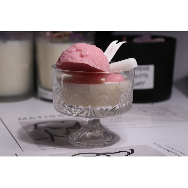 C&H Ice Cream Shape SoIce Cream Shape Soy Wax Candles Scented Fragrance Furnishing Articles Birthday Candle