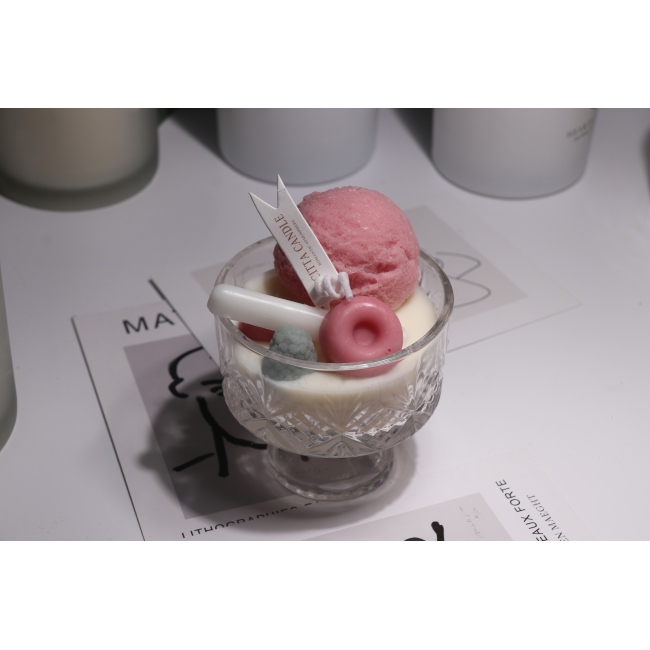 C&H Ice Cream Shape SoIce Cream Shape Soy Wax Candles Scented Fragrance Furnishing Articles Birthday Candle