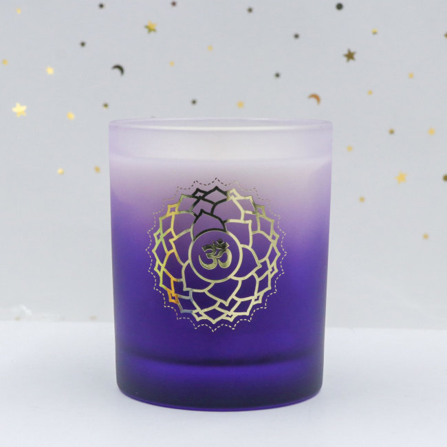 C&H the Seven Chakras Handmade Soy Wax Scented Candle Glass Casual Style Elegant Long-Lasting Fragrance for Home Easter Bars