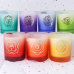 C&H the Seven Chakras Handmade Soy Wax Scented Candle Glass Casual Style Elegant Long-Lasting Fragrance for Home Easter Bars