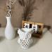 C&H Custom Design White Owl Shaped Ceramic Aromatherapy Candle Holder for Home Living Room Decor