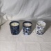 C&H Hand Made Luxury Home Aroma Decal Flower Glass Vessel Aroma Soy Wax Scented Natural Crystal Candle
