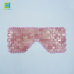 C&H Natural Jade Rose Quartz Facial Massager and Gua Sha Roller Eye Mask Set Premium Rose Quartz Eye Mask Set