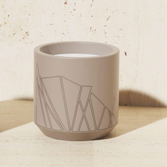 C&H Home Deco Wholesale Scented Soy Wax Candles Jar Customized Private Label Cement Carving Jar Gift Holidays Bars