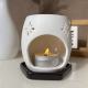 C&H Custom Logo Ceramic Essential Oil Burner Wholesale Home Decor Angel Embossed Color Aroma Candle Wax Melt Warmer