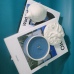 C&H Sea Style Blue Shell Ceramic Candle Jar Set Elegant Diy Logo Soy Wax Candle Set Gift Home Deco