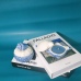 C&H Sea Style Blue Shell Ceramic Candle Jar Set Elegant Diy Logo Soy Wax Candle Set Gift Home Deco