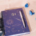 C&H Customized Logo Hardcover Spiral Notebook Simple Cover Design Custom A5 Notebook for Students