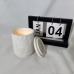 C&H High Quality Customized Logo Ceramic Candle Jar With Lid 40-60h Burning Soy Wax Ceramic Candle Container