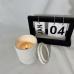 C&H High Quality Customized Logo Ceramic Candle Jar With Lid 40-60h Burning Soy Wax Ceramic Candle Container
