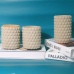C&H Warehouse Price Round Uneven Candle Jar Home Spa Wax Candle Container Home Deco