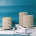 C&H Warehouse Price Round Uneven Candle Jar Home Spa Wax Candle Container Home Deco