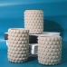 C&H Warehouse Price Round Uneven Candle Jar Home Spa Wax Candle Container Home Deco