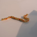 C&H Gold Plated Magnetic Therapy Stainless Steel Custom Crystal Diamond Lady Bracelet Gift