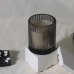 C&H Round Black Glass Candle Holder Small Custom Size Logo Black Candle Jars