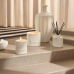 C&H Luxury Home Fragrance Ceramic Candle Vessel With Lid Ceramic Reed Diffuser Vessel Customized Set for Home Deco