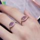 C&H Customized Design Anti Tarnish Evil Eye Ring Hollow Zircon Crystal Devil Eye Hand Ring