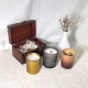 C&H Customized Color Hot Selling Home Accent Candle in Aluminum Wedding Decoration Scented Candles Light Holder