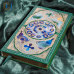 C&H Customized Logo Green Zodiac Crystal-Embedded B5 Notebook Gemstone Center Astrology Enthusiasts