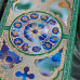 C&H Customized Logo Green Zodiac Crystal-Embedded B5 Notebook Gemstone Center Astrology Enthusiasts