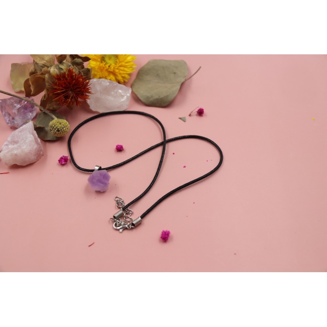 C&H Customized Sterling Silver Chain Natural Stone Beaded Necklace Multi Color Round Crystal Beaded Pendant Necklace