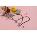 C&H Customized Sterling Silver Chain Natural Stone Beaded Necklace Multi Color Round Crystal Beaded Pendant Necklace