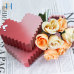 C&H Pink Heart Shape Candles Home Fragrance Cement Pink Heart Branded Candle Holder for Home Deco