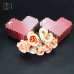 C&H Pink Heart Shape Candles Home Fragrance Cement Pink Heart Branded Candle Holder for Home Deco