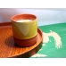 C&H Wholesale Terracotta Soy Wax Candle Holder Scented Wax Jar Crystal Porcelain Candle Container Ceramic Candle Cup