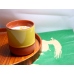 C&H Wholesale Terracotta Soy Wax Candle Holder Scented Wax Jar Crystal Porcelain Candle Container Ceramic Candle Cup