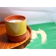 C&H Wholesale Terracotta Soy Wax Candle Holder Scented Wax Jar Crystal Porcelain Candle Container Ceramic Candle Cup
