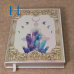 C&H Customizable Luxury Leather Cover Notebook Original Design Crystal Yoga Lover Custom Diary with Personalizable Inner Page