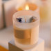 C&H Customized Crystal Soy Wax Candle Ciy Logo Scent Candle Round Glasses Crystal Candle Home Deco