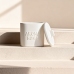 C&H Luxury Ceramic Candle Vessel With Lid Handmade Unique Custom Private Label Soy Ceramic Scented Candle Jars For Home Deco