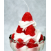 C&H Strawberry Cream Tower Handmade Soy Wax Scented Candle Private Label Scented Scented Candle For Gift