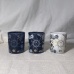 C&H Wholesale Glass Candle Sun OEM Design Flower 200g Soy Wax Candle Luxury Gifts