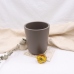 C&H Simple Custom Logo Home Deco Engraved Cement Candle Grey Large 1000g 35oz Empty Candle Jar