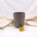 C&H Simple Custom Logo Home Deco Engraved Cement Candle Grey Large 1000g 35oz Empty Candle Jar