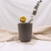 C&H Simple Custom Logo Home Deco Engraved Cement Candle Grey Large 1000g 35oz Empty Candle Jar