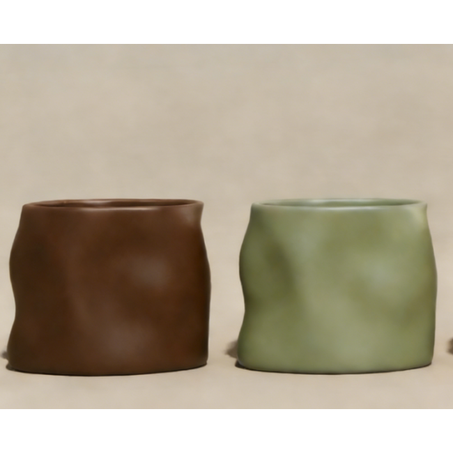 C&H Customized Handmade Nordic Unique Ceramic Candle Vessels Luxury for Candle Making