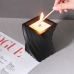 C&H Custom Logo Big Candle Jar Artist Ribbon Simple Minimalism Holder Personal Logo Fragrance Ceramic Cement Scented Candle