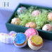 C&H Customized Package Organic Ball Shape Bubble Shower Fizzies Foot Spa Bath Bombs