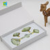 C&H Facial Massage Roller Rose Gold Nephrite Jade Guasha Clear Quartz Roller for Girls Gift