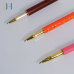 C&H Customized Logo Crystal Pens High Quality Crystal Citrine Amethyst Agate Gravel Energy Healing Crystal Pen