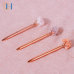 C&H Customized Logo Crystal Pens High Quality Crystal Citrine Amethyst Agate Gravel Energy Healing Crystal Pen