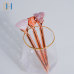 C&H Customized Logo Crystal Pens High Quality Crystal Citrine Amethyst Agate Gravel Energy Healing Crystal Pen