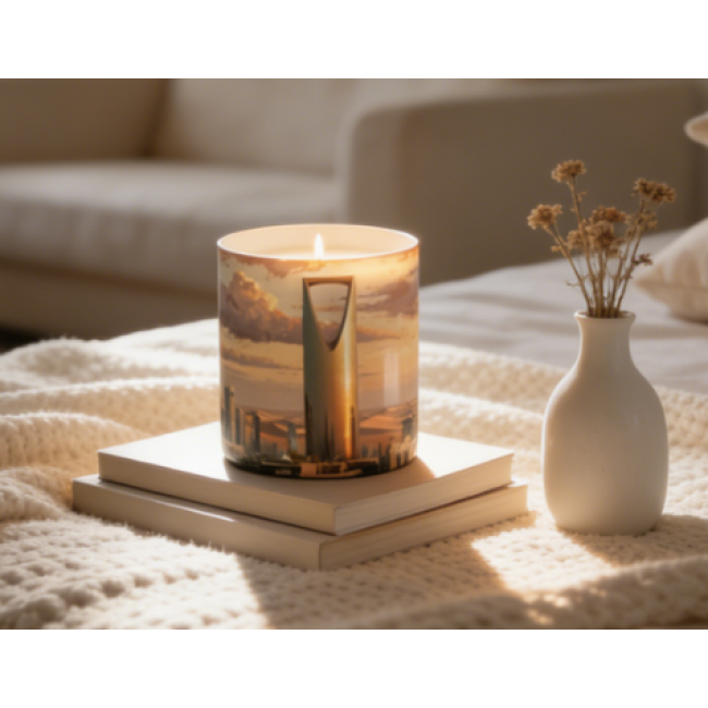 Hot Sale Custom Soy Wax Glass Candles Scented with Personalized Logo for Birthday Gift