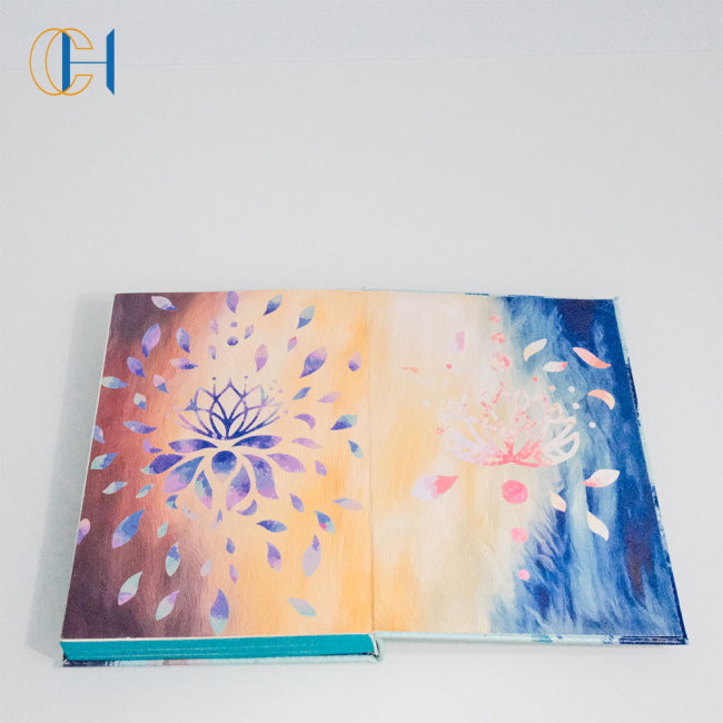 C&H Logo Customized Crystal-Inlaid Embroidered Journal for Business Symposium Attendees Notebook