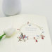 C&H Festival Gift Floral Embroidery Leather Journal | Intricate Flower-Patterned Notebook Stitched Cover for Daily Writing